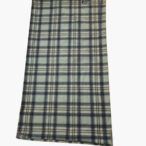 Zonawind  Neck Gaiter Tube Blue White Plaid Snowboard Skiing Gear